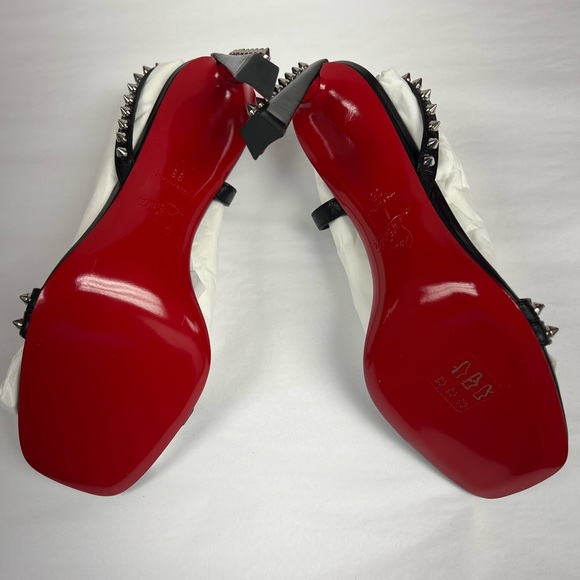 Christian Louboutin Rosa Condorapik 85 Leather Slingback Sandal - Picture 5 of 12